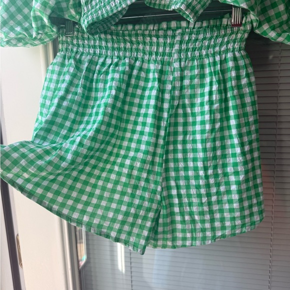 Green Gingham Two-Piece Set from Day + Moon - Picture 2 of 6